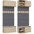 Předsíňová stěna HAGA 2W 100 cm dub Sonoma