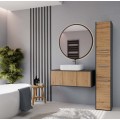 Koupelnová skříňka S33 170 cm antracit/dub artisan