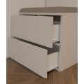 Předsíňová stěna se zrcadlem Haga 1L2S 50 cm kašmír