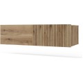 Závěsná skříňka pod umyvadlo s deskou TIGO 1D2S 140 cm dub evoke