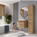 Závěsná skříňka pod umyvadlo s deskou Nel 2S 60 cm dub Artisan