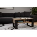 Konferenční stolek LAWA Modern 2P Slim dub artisan/černý