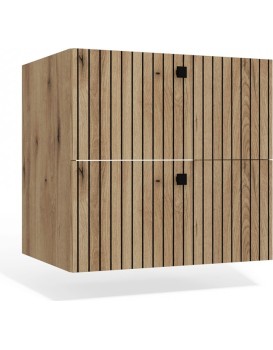 Závěsná skříňka pod umyvadlo TIGO 2S 60 cm dub evoke