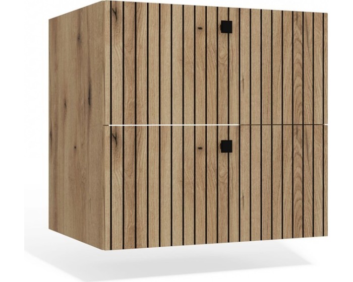 Závěsná skříňka pod umyvadlo TIGO 2S 60 cm dub evoke