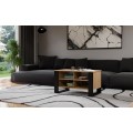 Konferenční stolek LAWA Modern 4P Slim II dub artisan/černý