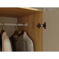 Šatní skříň Malwa SS-90 cm dub artisan/kašmír