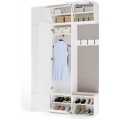 Předsíňová stěna Haga 2Sz1W 150 cm bílá