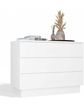 Komoda Amber 85 cm bílá 