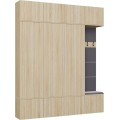 Předsíňová stěna Haga 3Sz1W 200 cm dub Sonoma