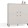 Komoda Point 123 cm dub Castello/kašmírová