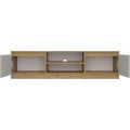 TV stolek Malwa 140 cm dub artisan/kašmír