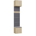 Předsíňová stěna Haga 2Sz2W 200 cm dub Sonoma