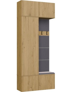 Předsíňová stěna Haga 1Sz1W 100 cm dub Artisan