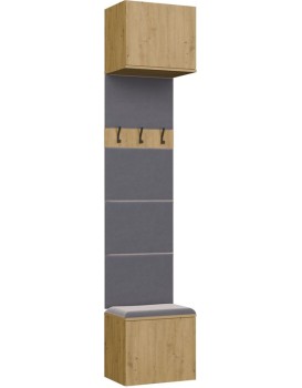 Předsíňová stěna HAGA 1W 50 cm dub Artisan