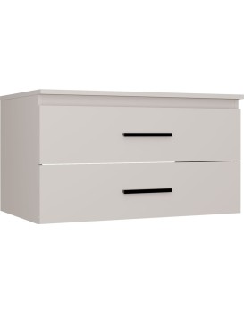 Závěsná skříňka pod umyvadlo s deskou NEL 2S 80 cm kašmírová