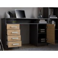 Psací stůl ADA 125 cm dub Artisan/antracitový