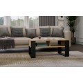 Konferenční stolek Lawa MODERN 2P dub artisan/černý
