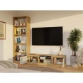 TV stolek Malwa 140 cm dub artisan/kašmír