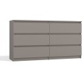 Komoda MALWA M6 140 cm caffe latte