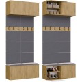 Předsíňová stěna HAGA 2W 100 cm dub Artisan