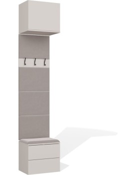 Předsíňová stěna Haga 1W2S 50 cm kašmír