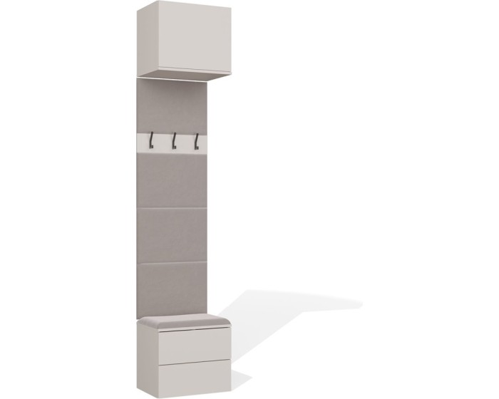 Předsíňová stěna Haga 1W2S 50 cm kašmír