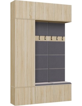 Předsíňová stěna Haga 1Sz2W 150 cm dub Sonoma