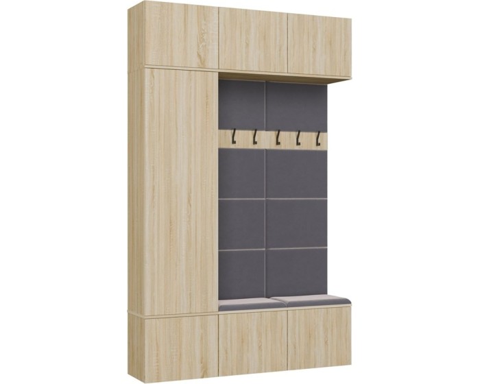 Předsíňová stěna Haga 1Sz2W 150 cm dub Sonoma