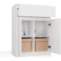 Komoda Malwa 2DD2S 70 cm bílá