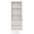 Závěsná koupelnová skříňka Nina W1D2S 35 cm kašmírová