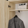 Předsíňová stěna Haga 2Sz2W 200 cm dub Sonoma