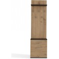 Předsíňová stěna Duo dub artisan/antracit II