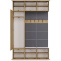 Předsíňová stěna Haga 1Sz2W 150 cm dub Artisan