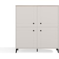 Komoda Point 123 cm dub Castello/kašmírová