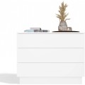 Komoda Amber 85 cm bílá 