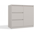 Komoda Malwa 1D3S 80 cm kašmírová