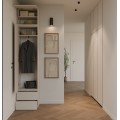 Předsíňová skříň Haga 1SZ2S 50 cm kašmír