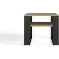 Konferenční stolek Lawa Modern 2P MINI SLIM dub artisan/černý