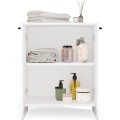 Skříňka pod umyvadlo s deskou Nina 60 cm bílá