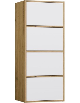 Komoda Alma 50 cm bílá/dub artisan