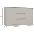 Komoda Malwa 2D3S 120 cm kašmírová