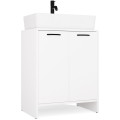 Skříňka pod umyvadlo s deskou Nina 60 cm bílá