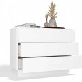 Komoda Amber 85 cm bílá 