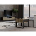 Konferenční stolek Lawa Modern 2P MINI SLIM dub artisan/černý