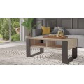 Konferenční stolek Lawa MODERN 2P dub sonoma/černý