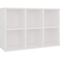 Regál MALAX MINI 2x3 bílý