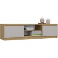 TV stolek Malwa 140 cm dub artisan/kašmír