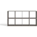 Regál Malax 2x4 147 cm caffe latté