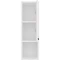 Závěsná horní koupelnová skříňka Mexy W1D 25,5 cm bílá