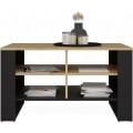 Konferenční stolek LAWA Modern 4P Slim dub artisan/černý